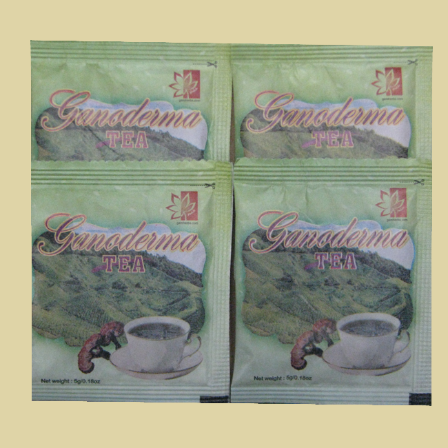 Healthy Green Tea with Ganoderma - 4 Sample Packets - Click Image to Close